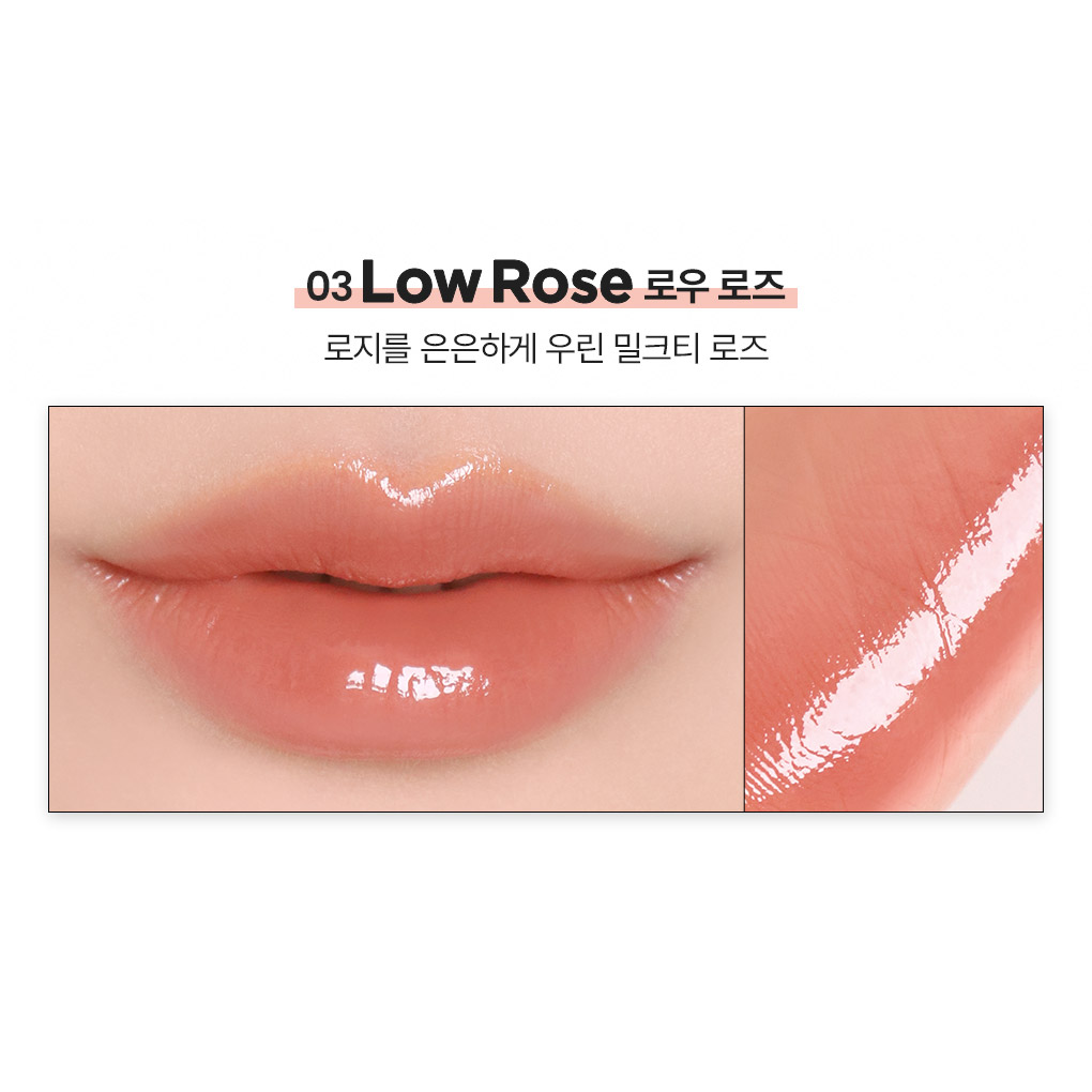 WAKEMAKE Lasting Glow Stick 03 Low Rose manufacturer lip and arm color swatch