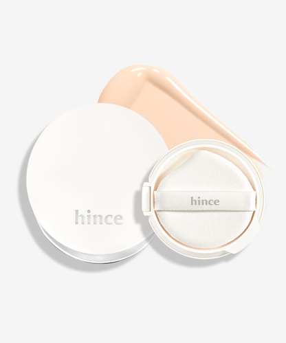 hince Nu Glow White Cushion original case and refill packaging; selected shade supplied