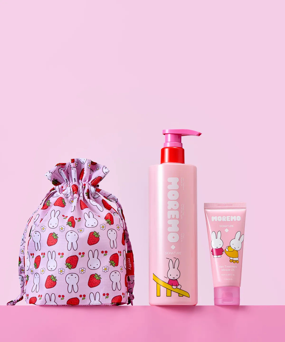MOREMO x MIFFY Hair Treatment Miracle 2X complete original collaboration set
