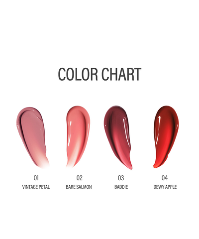 BLESSED MOON Veil Glow Lip Tint 3.8g original named shade and color guide