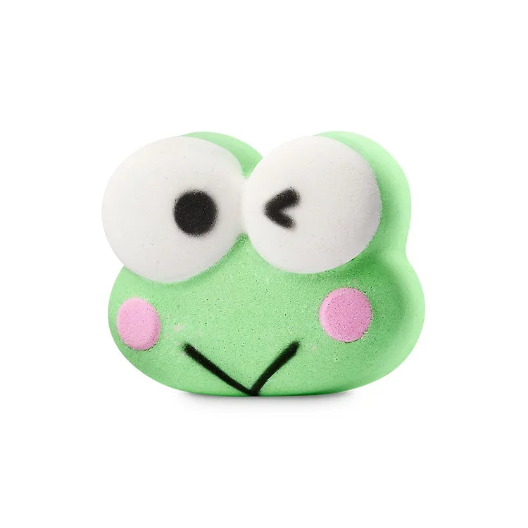 LUSH x Sanrio Keroppi Bath Bomb 105g: complete single character bath bomb.