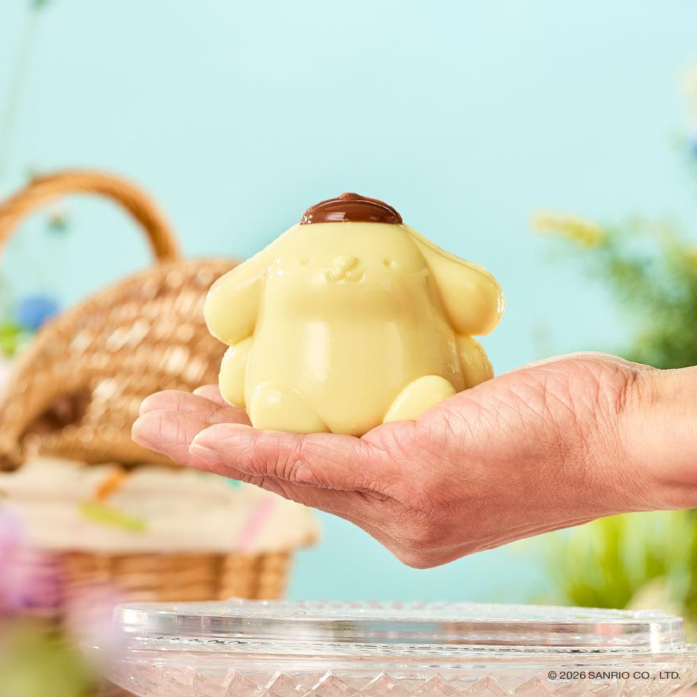 LUSH x Sanrio Pompompurin Shower Jelly 210g: complete character jelly.