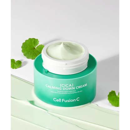 Cell Fusion C Post α Cica Calming Down Cream 50ml: complete single jar.