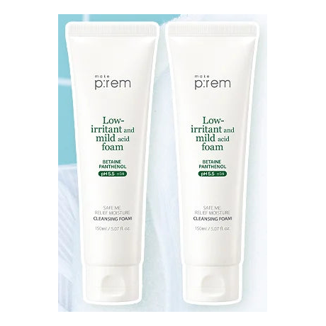 make p:rem Safe Me Relief Moisture Cleansing Foam 150ml Duo; exact original photographed units without resampling