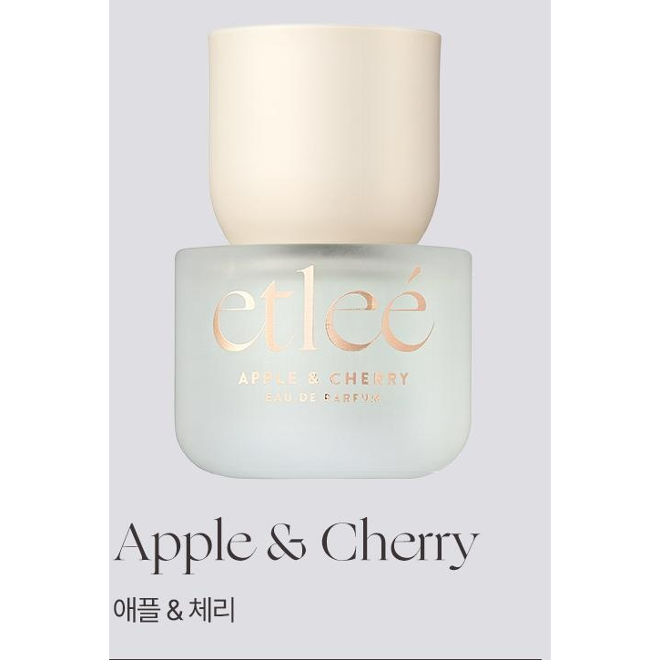 etleé Eau de Parfum30ml: one complete Apple &amp; Cherry bottle, original manufacturer product-name card.