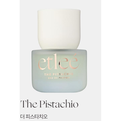 etleé Eau de Parfum30ml: one complete The Pistachio bottle, original manufacturer product-name card.