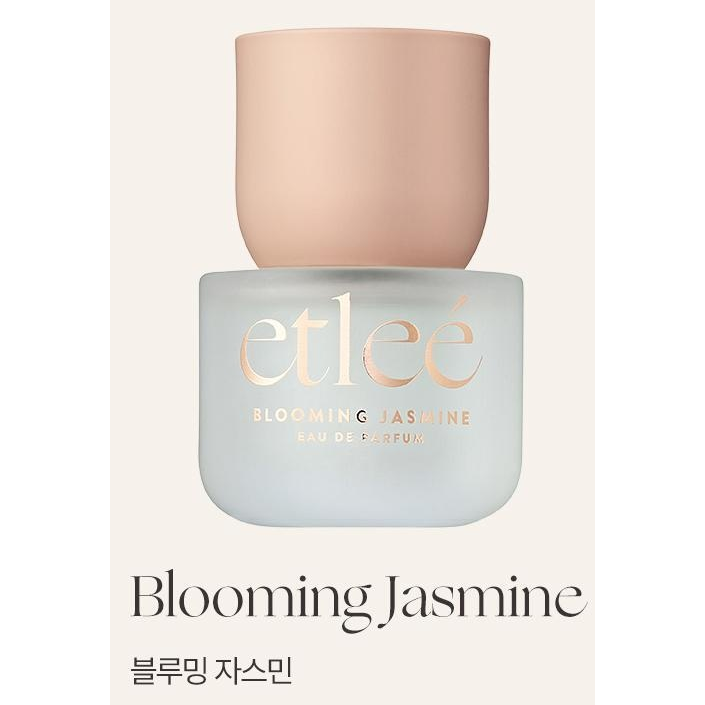 etleé Eau de Parfum30ml: one complete Blooming Jasmine bottle, original manufacturer product-name card.