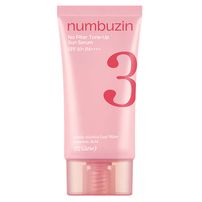 numbuzin No.3 No Filter Tone-Up Sun Serum50ml, Glow: one complete real tube with native label and cap.