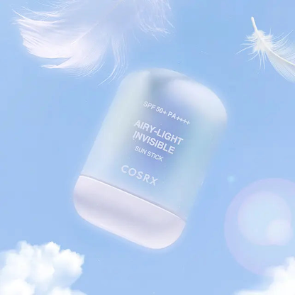 COSRX Airy-Light Invisible Sun Stick SPF50+ PA++++ 19g - complete single sale unit.