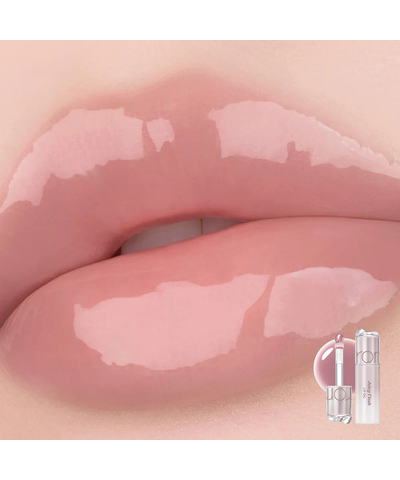 rom&amp;nd Juicy Flash Lip Oil original 10 Soy Grape lip swatch reference