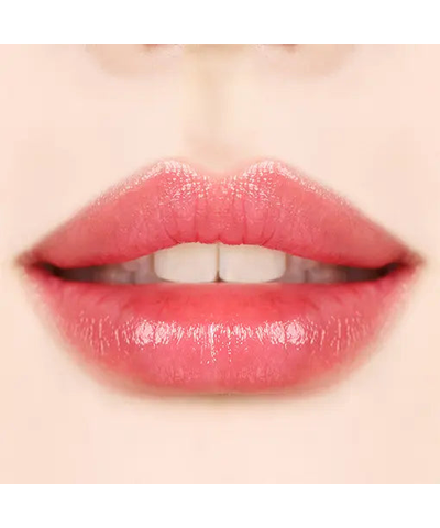 athe Authentic Lip Balm original 07 Merrily lip swatch