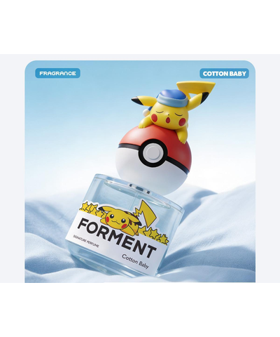 FORMENT x Pokémon original complete Cotton Baby fragrance card