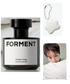 FORMENT Cotton Hug actual50ml perfume, one matching Cotton Hugmon balm keychain and one example Park Jihoon photo card; actual card design is random