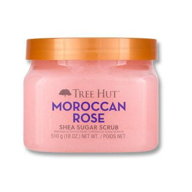 Tree Hut Shea Sugar Scrub Moroccan Rose complete original510g jar