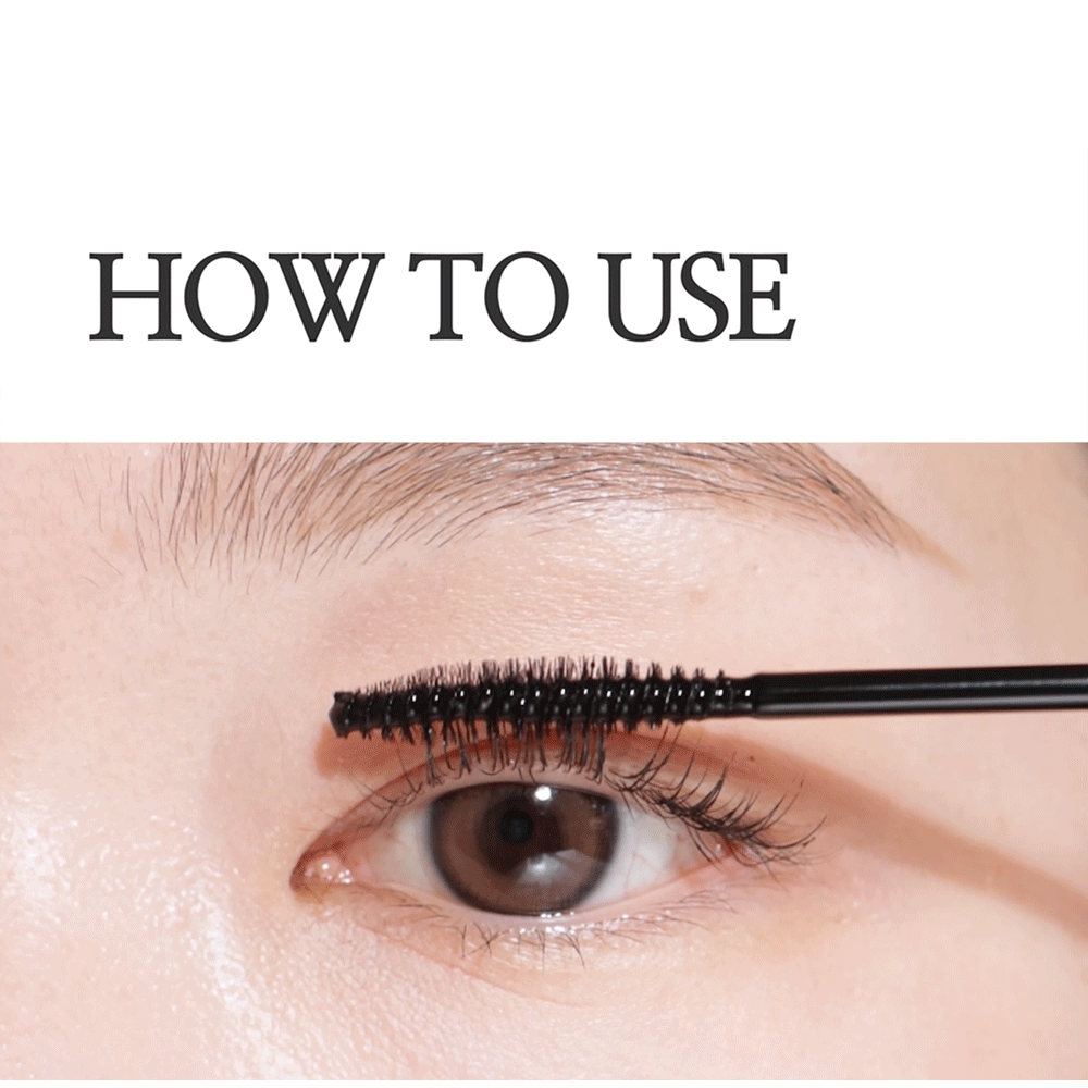 COSNORI Eyelash Tinting Serum Deep Black 9g: original complete manufacturer lash application demonstration.