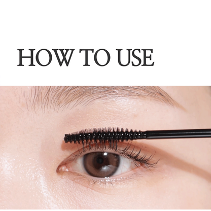 COSNORI Eyelash Tinting Serum Deep Black 9g: original complete manufacturer lash application demonstration.