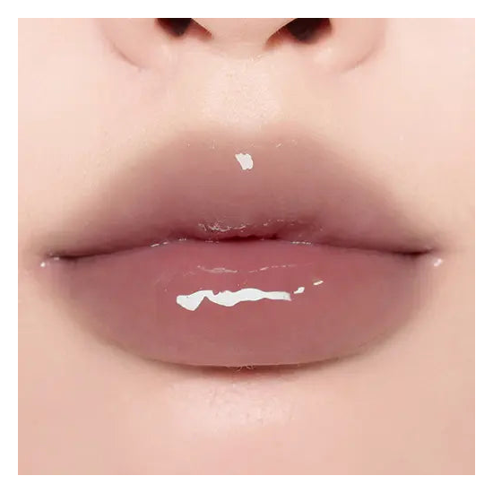 BBIA Over Glaze 18 Mulberry Syrup actual lip-wear color sample; not a bottle front photograph