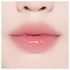BBIA Over Glaze 01 Peach Syrup actual lip-wear color sample; not a bottle front photograph