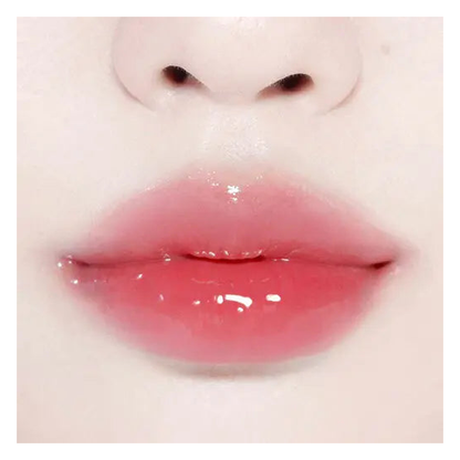 BBIA Over Glaze 12 Apple Syrup actual lip-wear color sample; not a bottle front photograph