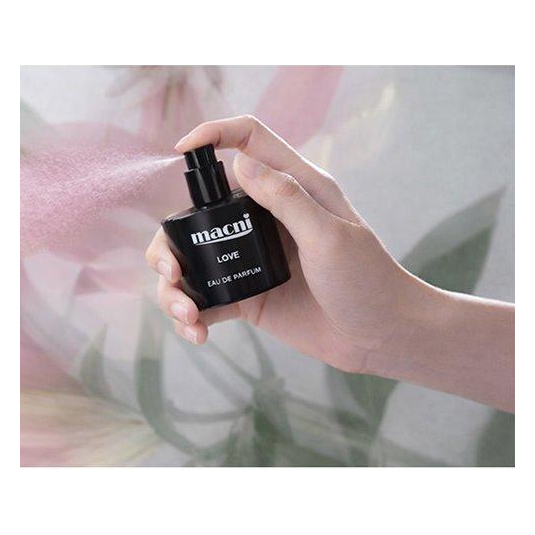 macni perfume actual spray-pump application demonstration