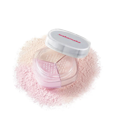 WAKEMAKE Stay Fixer Multi Color Powder actual 03 Satin Pink standard jar and lid, one complete powder unit