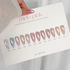 LIUHWA Melo Pink complete twelve-color reference card, shades L162–L173.