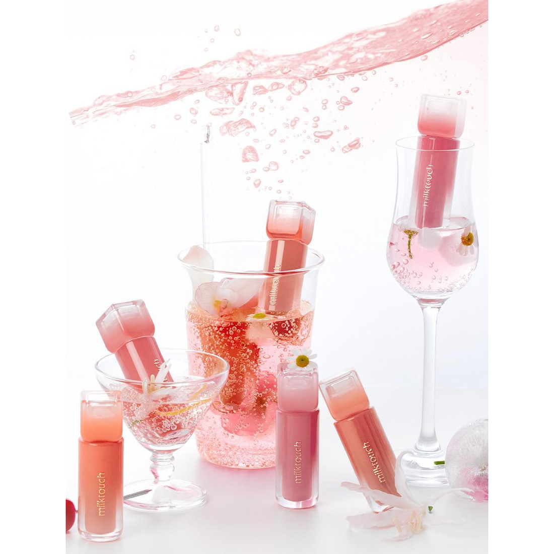 MILKTOUCH Dew Stain Sheer Lip Gloss 4ml: color family; one selected shade supplied.