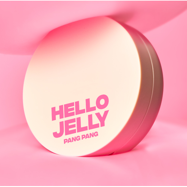Mise-En-Scene Hello Jelly Pang Pang Hair Cover Cushion 8g: Original closed 8g hair-cover cushion compact; neutral packaging shared by both shades.