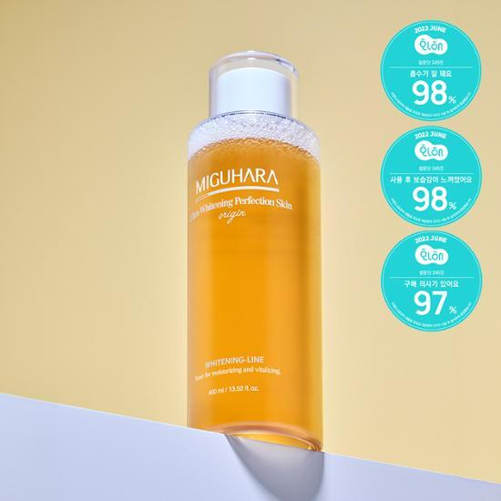 MIGUHARA Ultra Whitening Perfection Skin Origin 400ml genuine exact sale-unit photograph.