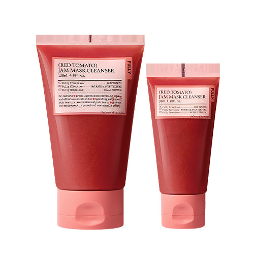 FULLY Vegan Pack Cleanser 120ml + 30ml Mini Red Tomato exact complete sale unit including mini.