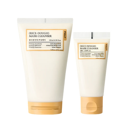 FULLY Vegan Pack Cleanser 120ml + 30ml Mini Rice Dough exact complete sale unit including mini.