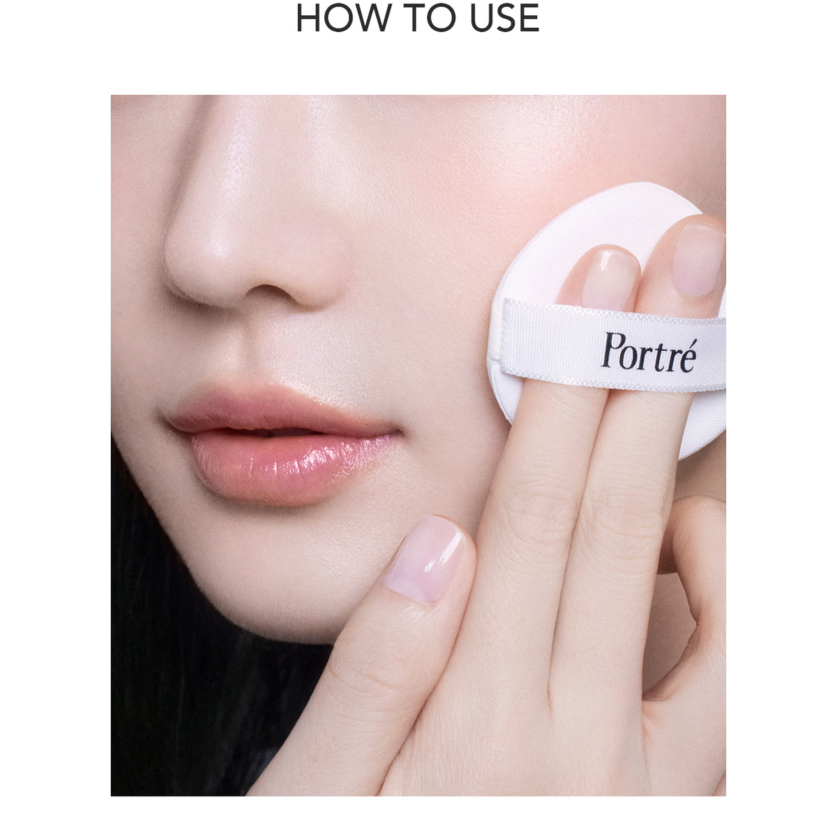 Portré Pure Layer Cushion Glow 15g product guide.