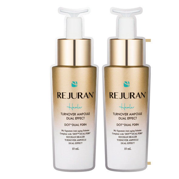 REJURAN Healer Turnover Ampoule Dual Effect 10ml Duo genuine exact sale-unit photograph.