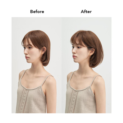 Whole original CHAHONG volume styling demonstration with original Before and After labels.