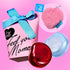 fwee Jelly Pot gift duo: two actual pots, original gift box and pink fur keyring mirror; generic set photo, selected color pair varies.