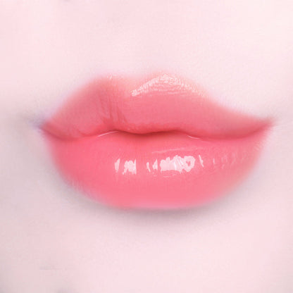 Dinto Frozen Lip Jelly 371 Kai original lip swatch; cosmetic finish demonstration.