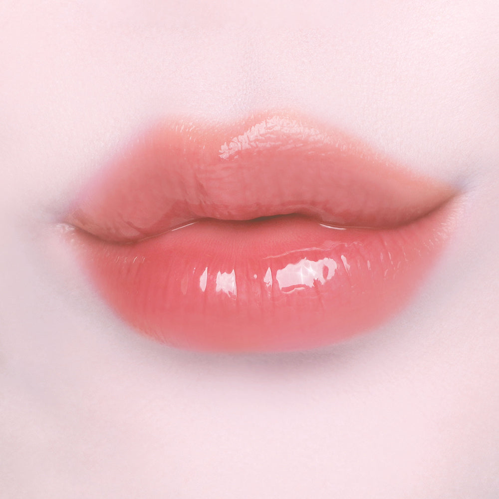 Dinto Frozen Lip Jelly 373 Gerda original lip swatch; cosmetic finish demonstration.