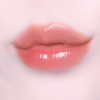 Dinto Frozen Lip Jelly 373 Gerda original lip swatch; cosmetic finish demonstration.