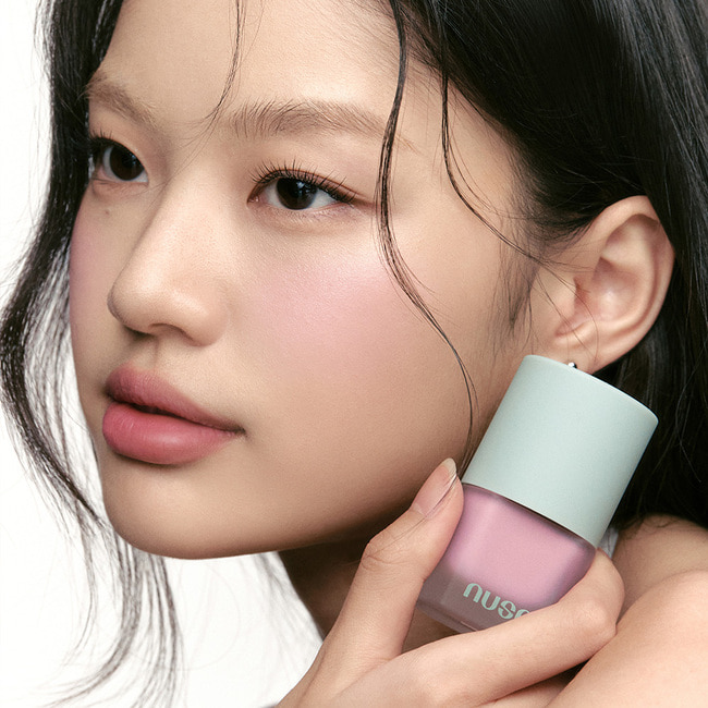 nuse Mousse Care Cheek actual manufacturer model and bottle image showing representative 01 Taro Mousse, not a colour match for other options.