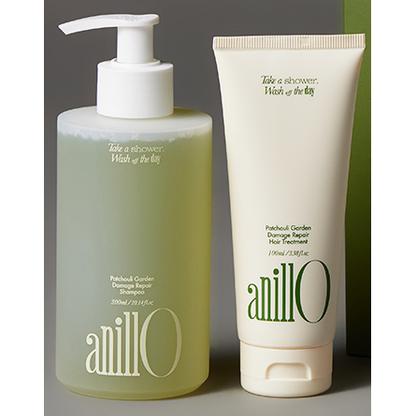 anillo Patchouli Garden Damage Repair Shampoo 300ml &amp; Treatment 100ml Set genuine exact sale-unit photograph.