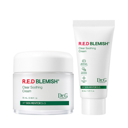 Dr.G R.E.D Blemish Clear Soothing Cream 70ml +30ml Set genuine exact sale-unit photograph.