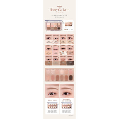 Complete native06HoneyOatLatte palette colors,swatchesandtwo looks