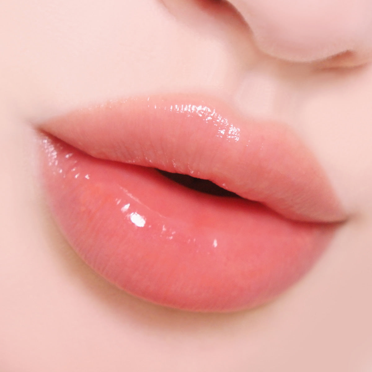 LikeBel Glow Up Lipstick 3g in 04 So Coral; original shade demonstration.