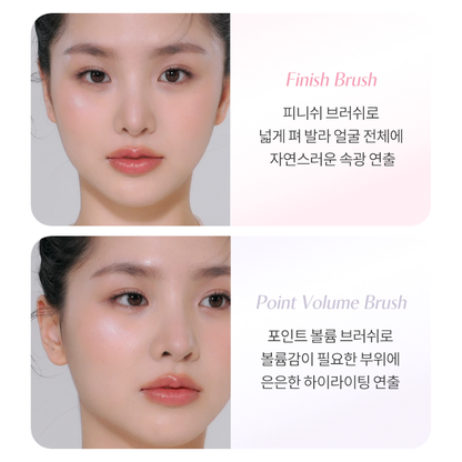 Complete original finish-brush and point-brush application demonstrations. Brushes are not included.