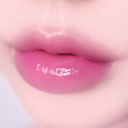 fwee Pink Obsession Stay-fit Lip Tint Semi Glow G02 Lavender Pink, genuine exact lip shade photograph.