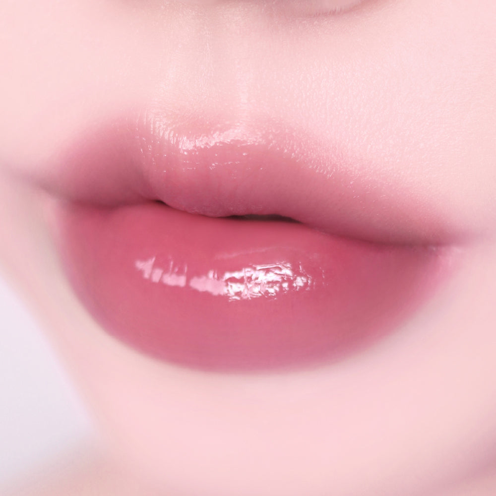 fwee Pink Obsession Stay-fit Lip Tint Semi Glow G04 Niche Pink, genuine exact lip shade photograph.