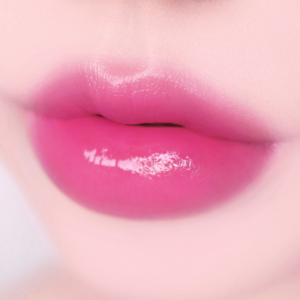 fwee Pink Obsession Stay-fit Lip Tint Semi Glow G06 Way Pink, genuine exact lip shade photograph.