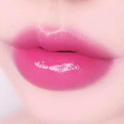 fwee Pink Obsession Stay-fit Lip Tint Semi Glow G06 Way Pink, genuine exact lip shade photograph.