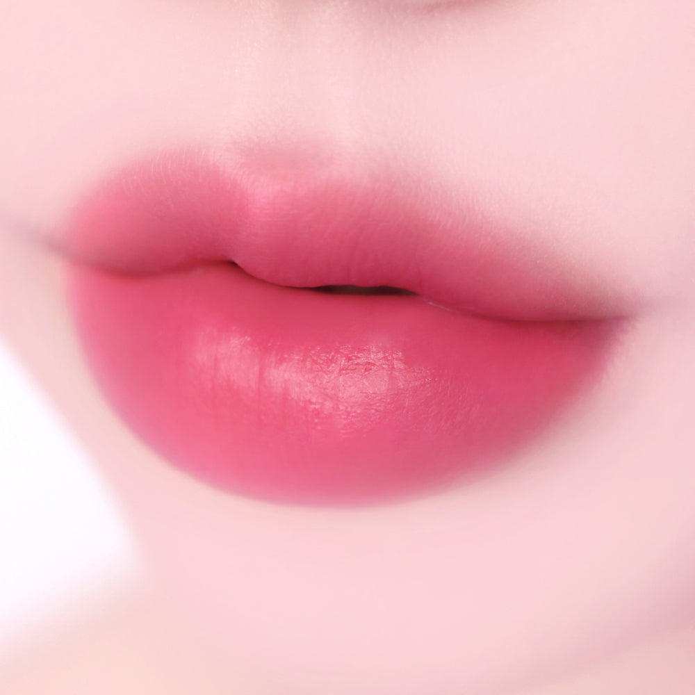 fwee Pink Obsession Stay-fit Lip Tint Semi Matte M08 Fig Pink, genuine exact lip shade photograph.