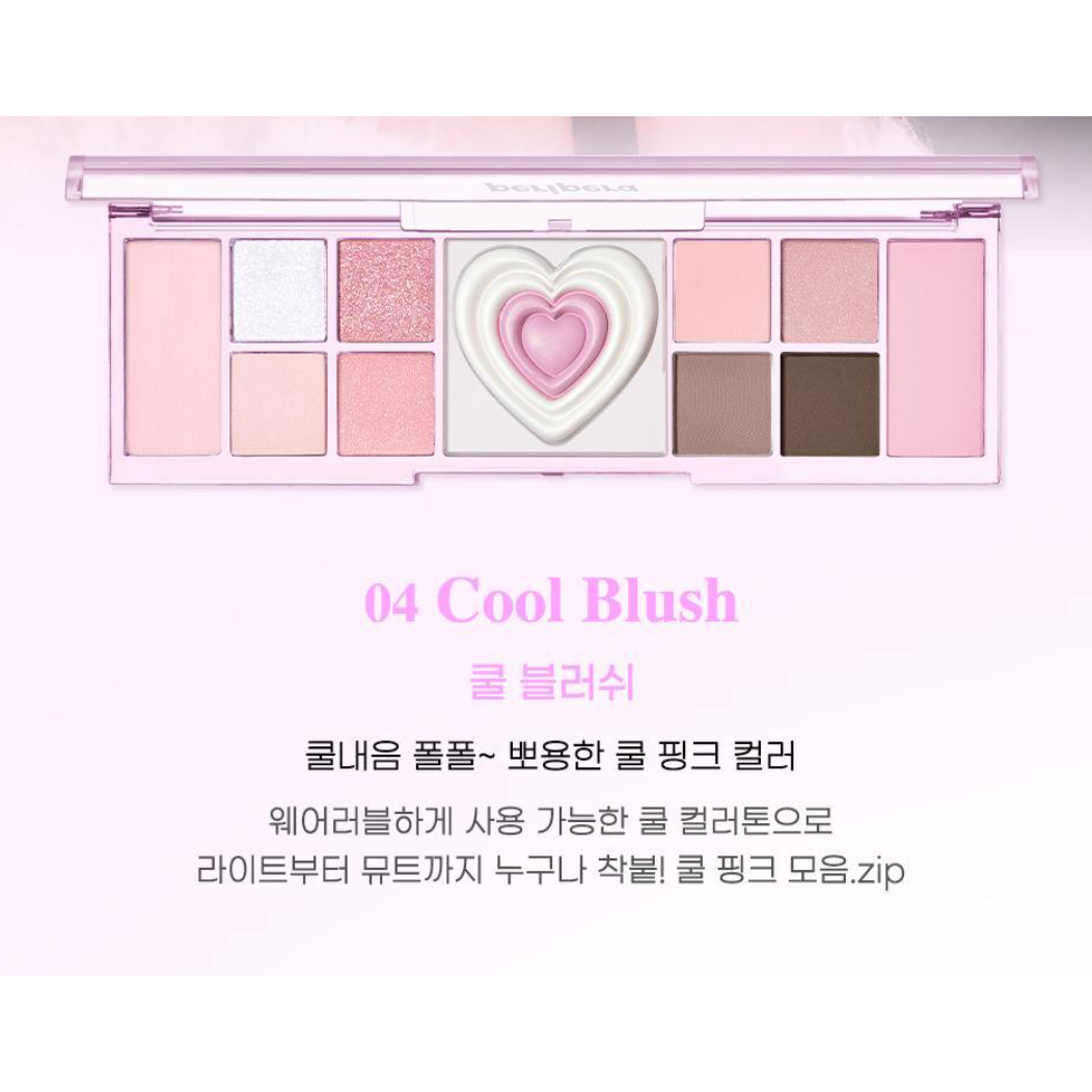 PERIPERA All Take Mood Like Palette04Cool Blush, one complete genuine palette with its full native colour description.